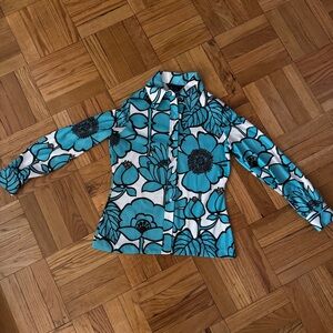 Vintage Floral Button-Up